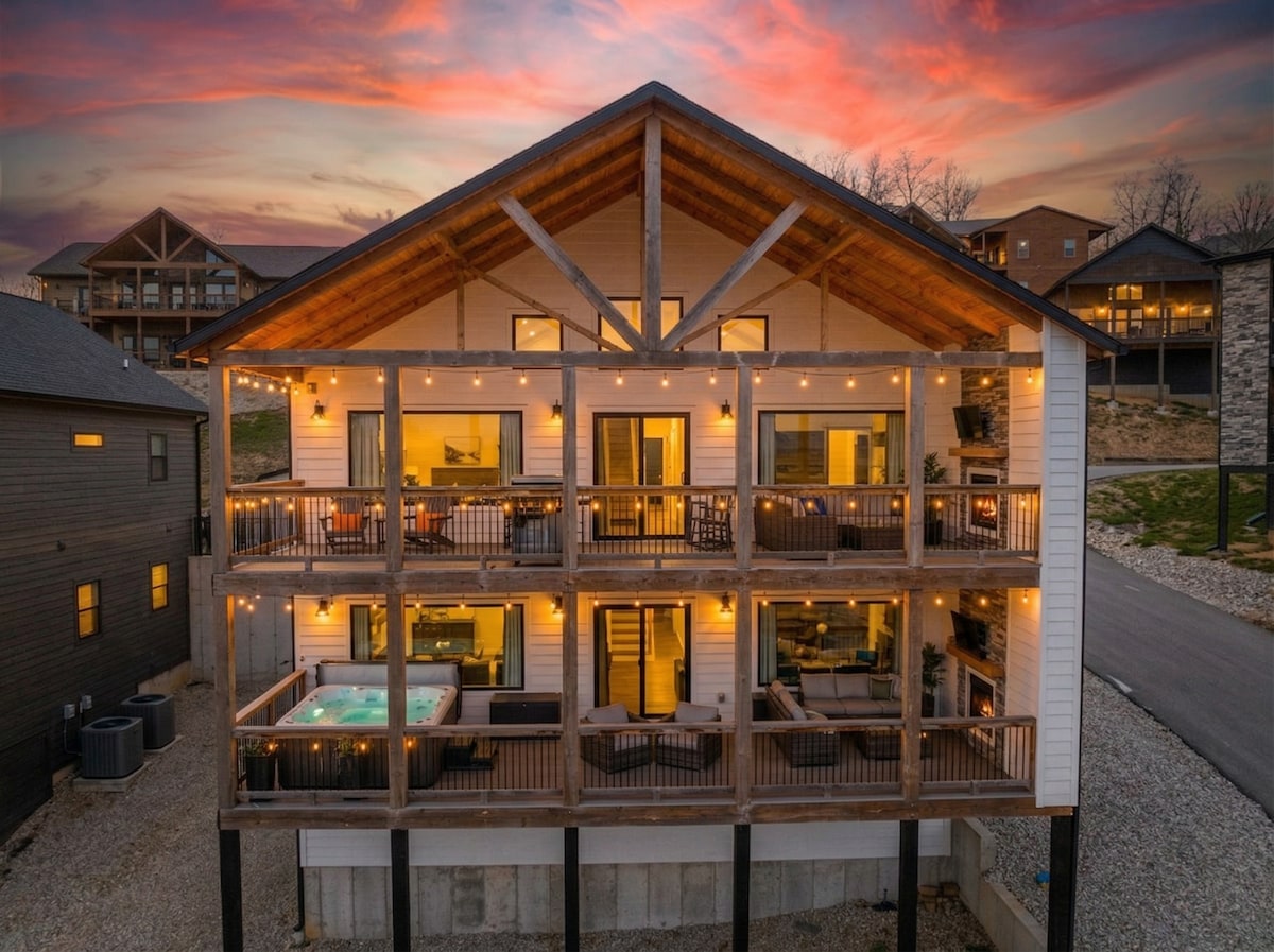 Sunset exterior rear view